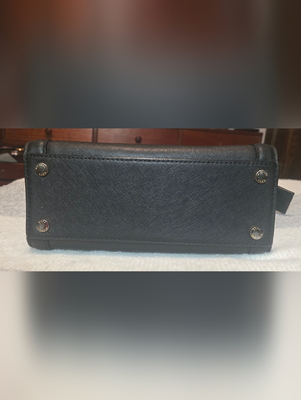 Michael Kors Black Satchel with Gold Hardware - Picture 8 of 14